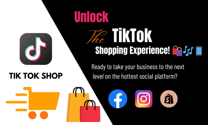 Gig Preview - Build your tiktok shop  unlock the power of ecommerce and viral marketing