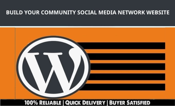 Gig Preview - Build a community, social media network website on wordpress