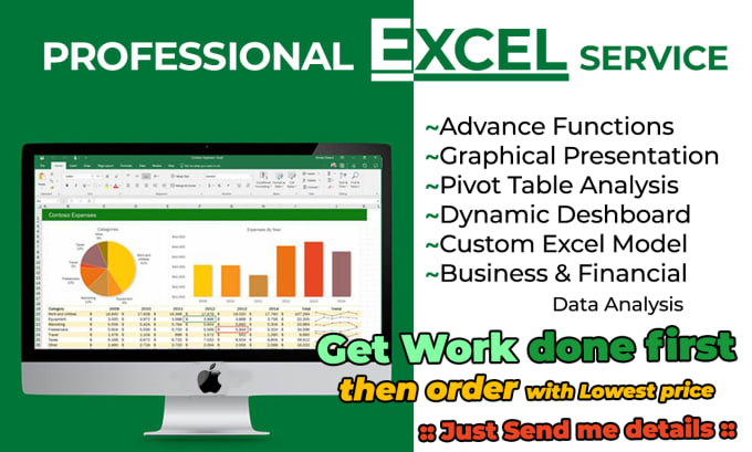 Gig Preview - Provide professional excel spreadsheet service