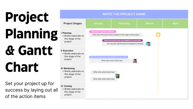 Gig Preview - Create project plans and project gantt charts