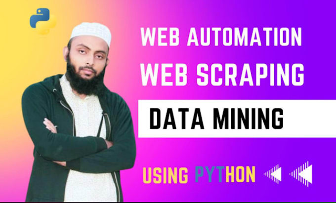 Gig Preview - Do web scraping, web scraper, website scraping using python