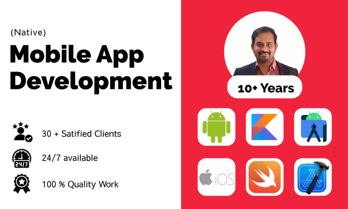 Gig Preview - Be an app developer for ios app android and mobile app development