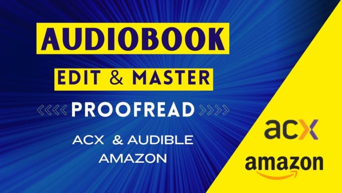 Gig Preview - Do audiobook editing with acx and audible in audacity and daw