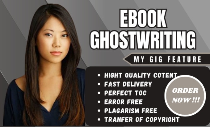 Gig Preview - Be your nonfiction ghostwriter on any  topic of your choice