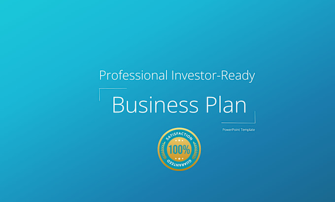 Gig Preview - Create an investor ready business plan for your startup