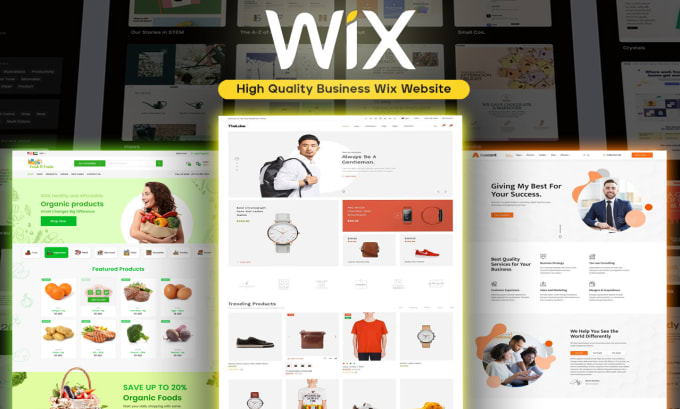 Gig Preview - Design wix website design, redesign wix design