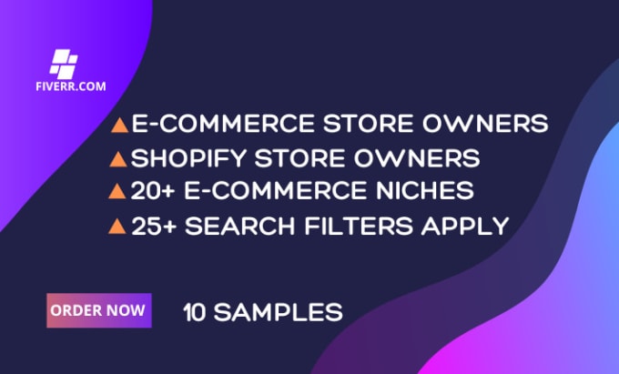 Gig Preview - Provide shopify, dtc, retail ecommerce store owner leads