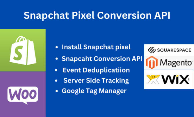 Gig Preview - Setup snapchat pixel conversion API with server side tracking