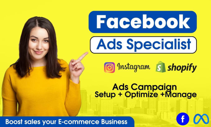 Gig Preview - Be facebook ads specialist and boost shopify sales with fb ecommerce ad campaign