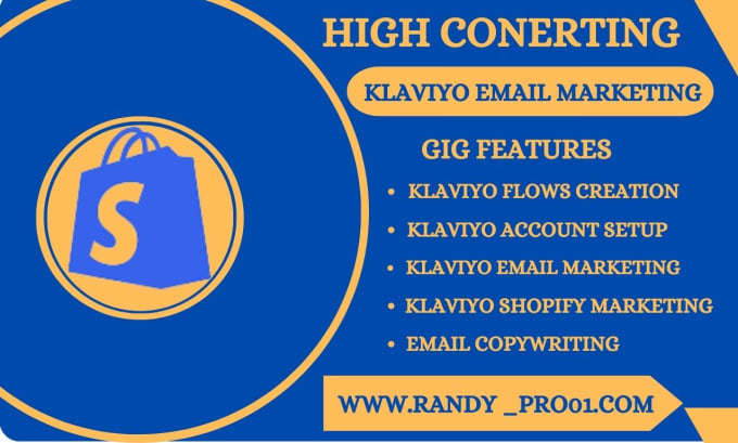 Gig Preview - Setup klaviyo email marketing newsletter automation flow for shopify store