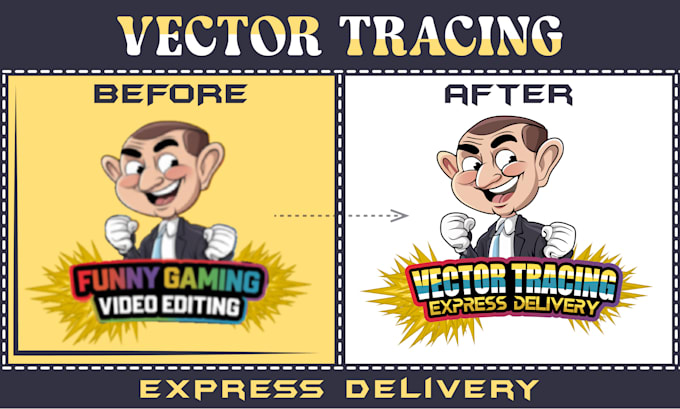 Bestseller - do vector design from raster, vector tracing, vector illustration, redraw