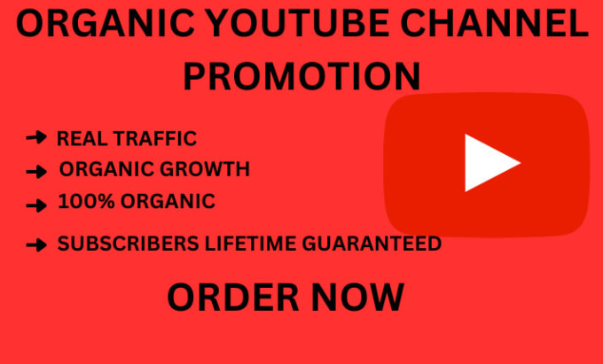 Bestseller - do organic youtube channel promotion