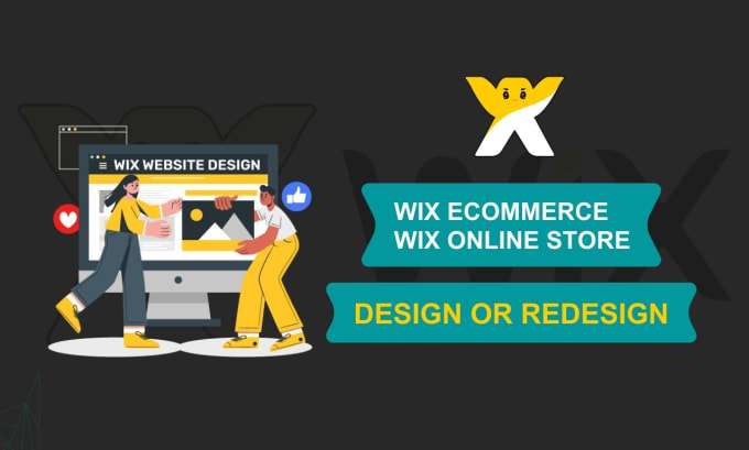 Gig Preview - Design or redesign wix website, wix ecommerce, wix online store