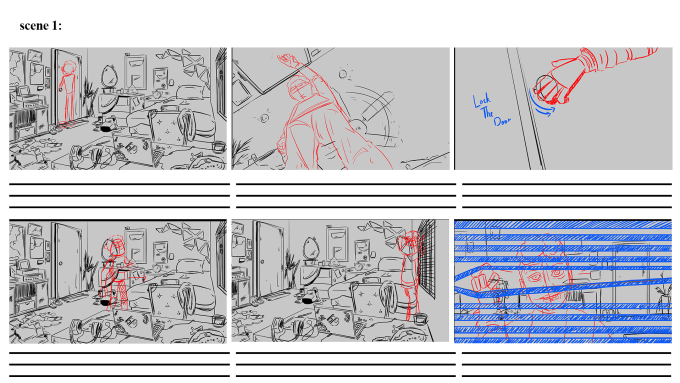 Gig Preview - Create storyboards for your film or animation or ad