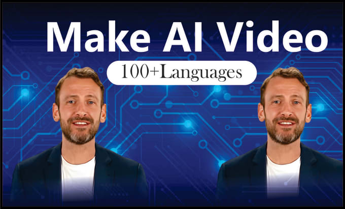 Gig Preview - Make a promotional ai spokesperson video