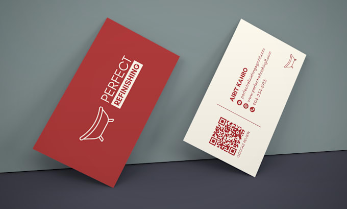 Gig Preview - Design double side business card in 20 hrs using canva