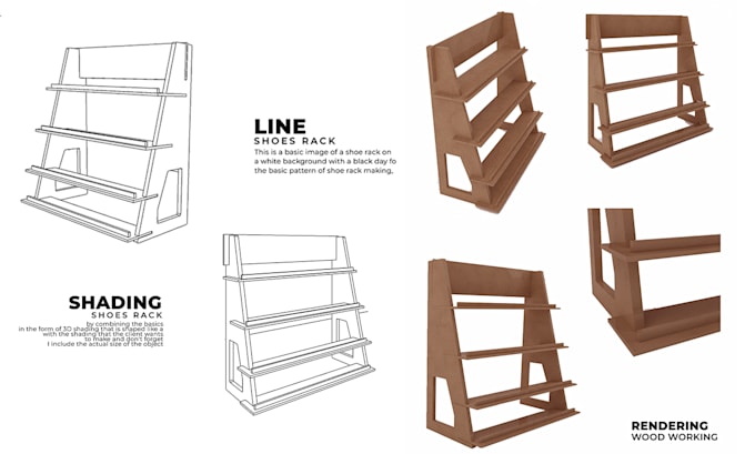 Gig Preview - Make 3d furniture products in sketchup