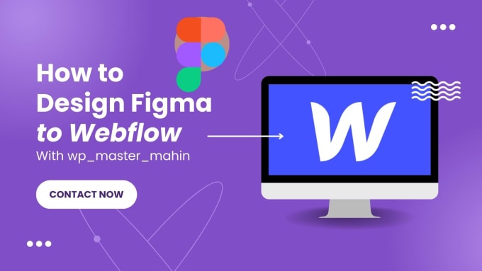 Gig Preview - Design responsive webflow website, figma to webflow, PSD or xd to webflow,