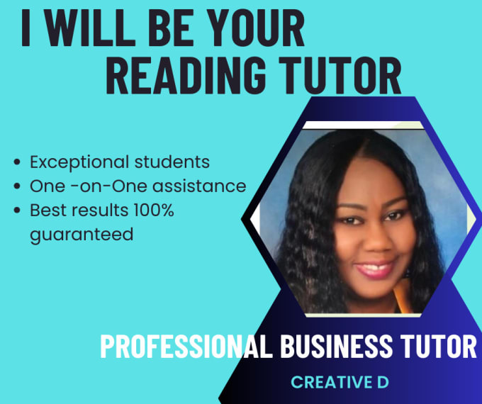 Gig Preview - Professionally be your reading tutor