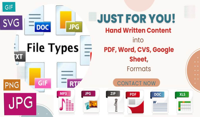 Gig Preview - Convert PDF to excel, scan pages to word or excel, file conversion