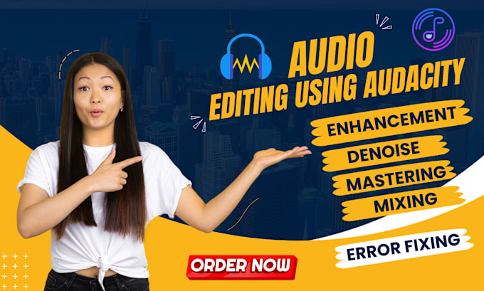 Gig Preview - Edit and mix your podcast or audio in 24 hrs using audacity