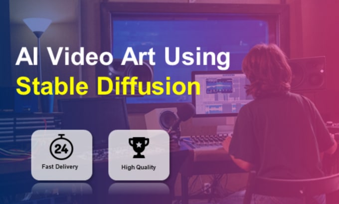 Gig Preview - Make horror or fictional ai art video with stable diffusion