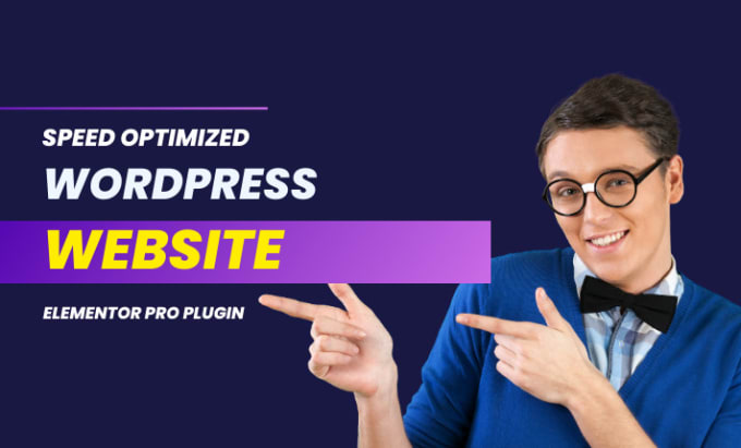 Gig Preview - Make speed optimize  wordpress website  with elementor plugin