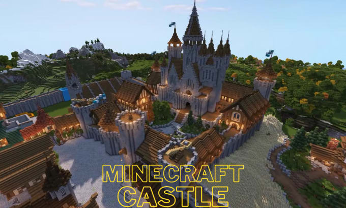 Gig Preview - Build attractive survival minecraft castle for you