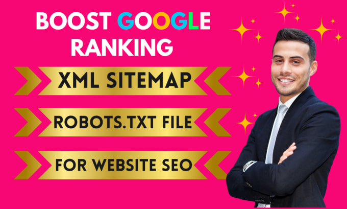 Gig Preview - Create optimize XML sitemap and robots txt for your website