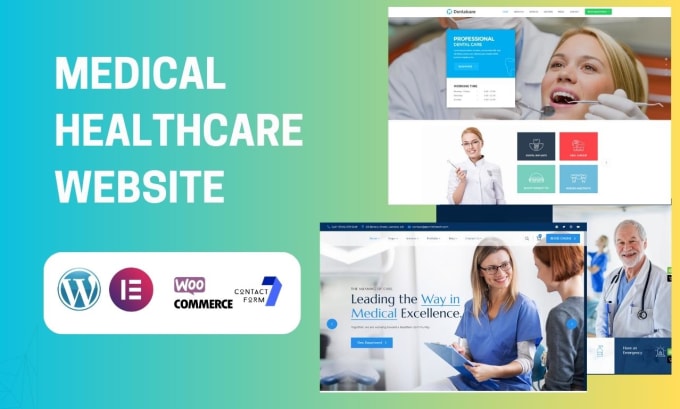 Gig Preview - Design hospital, healthcare, fitness, dental, medical, clinic, doctor, website