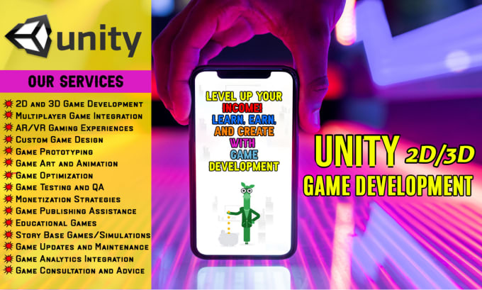 Bestseller - create unity 3d,2d game development for android mobile games,IOS apple store, PC