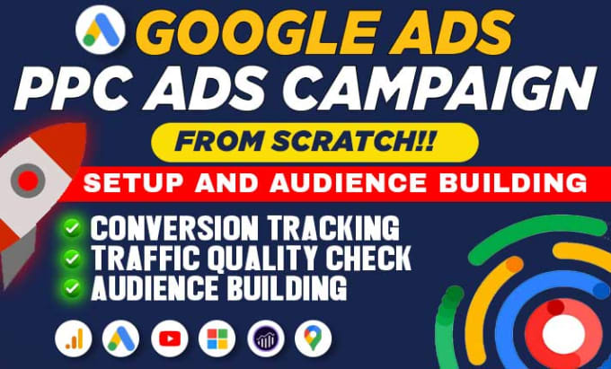 Gig Preview - Do setup google ads adwords PPC campaign from scratch