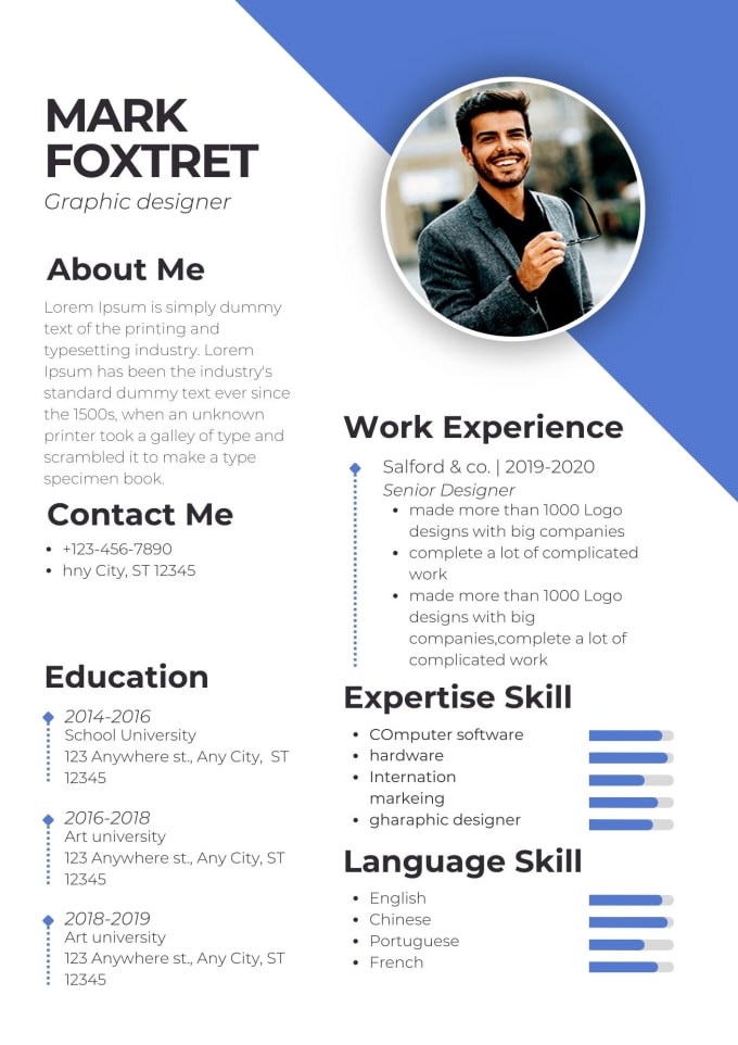 Gig Preview - Professional CV writing and cover letter creating