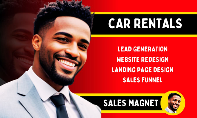 Gig Preview - Generate car rental leads car dealership sales website funnel