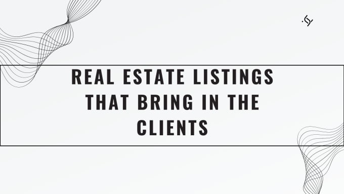 Gig Preview - Write SEO friendly real estate listings