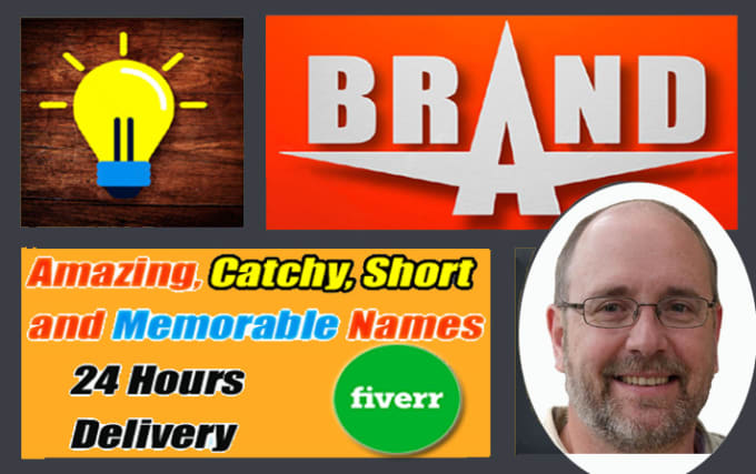 Gig Preview - Brainstorm 20 perfect business names, brand name ideas, company names and slogan