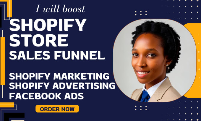 Gig Preview - Boost shopify store sales funnel, shopify marketing ads, facebook ads