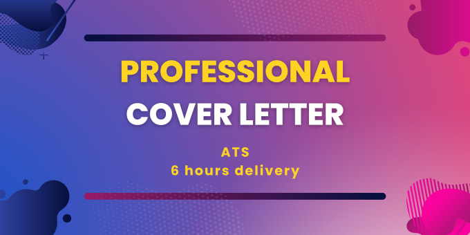 Gig Preview - Write professional cover letter in 12 hours