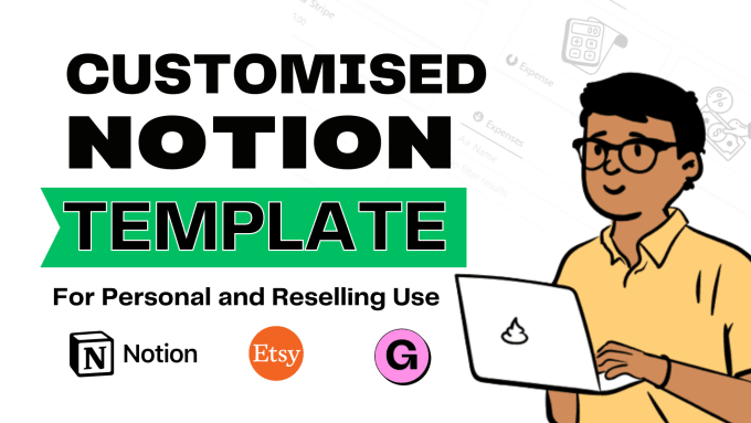 Gig Preview - Build a fully customised and advanced notion template