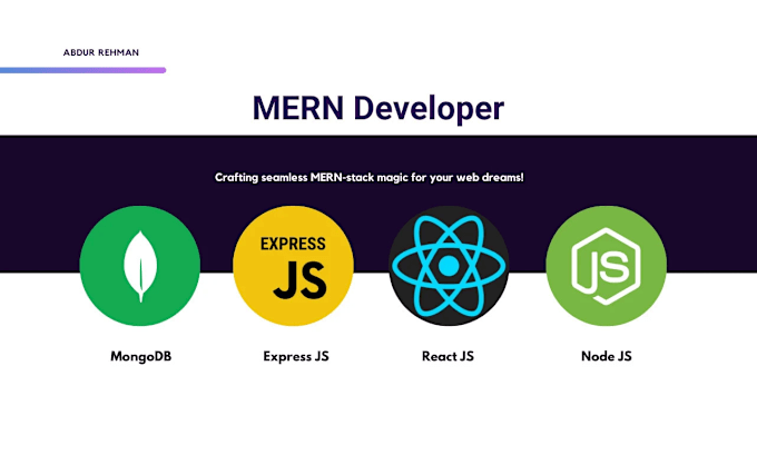 Gig Preview - Be your full stack web app software developer in react js, next js and mern