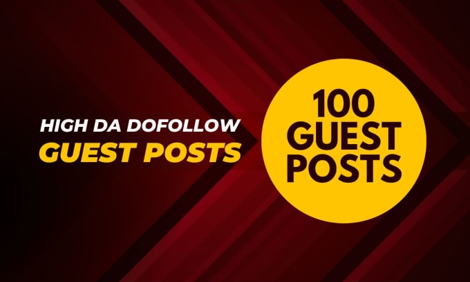 Gig Preview - Write and publish 100 high da guest posts dofollow backlinks