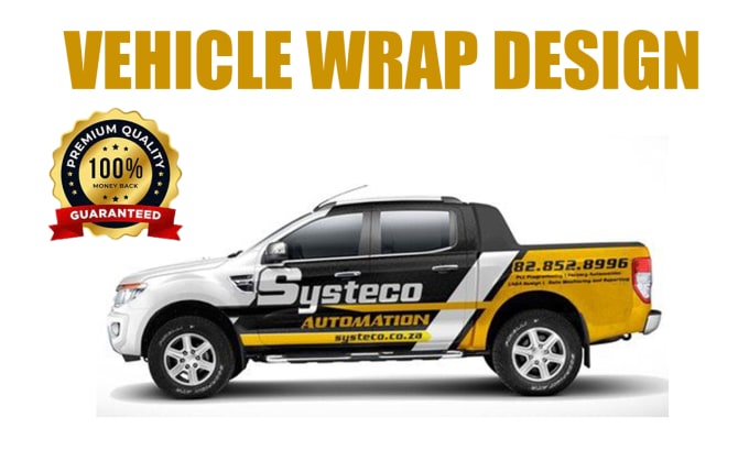 Gig Preview - Design a professional car wrap design or vehicle wrap design