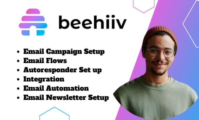 Bestseller - setup beehiiv landing page, newsletter design on beehiiv