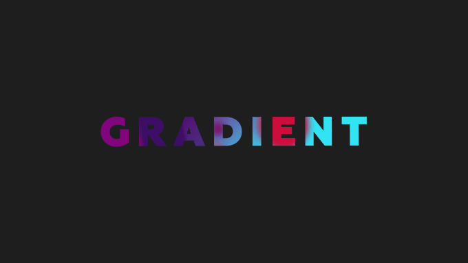 Gig Preview - Animate your text in gradient