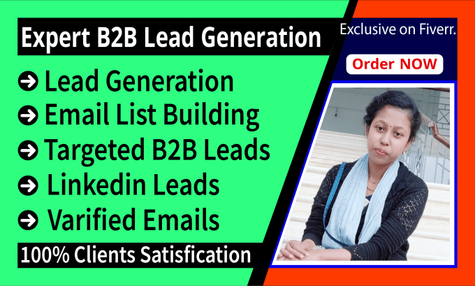 Gig Preview - Do targeted b2b lead generation web research and email list building services