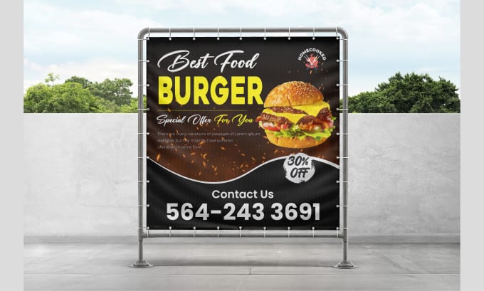 Gig Preview - Do real estate, yard sign, signboard, billboard, food menu, and flyer design