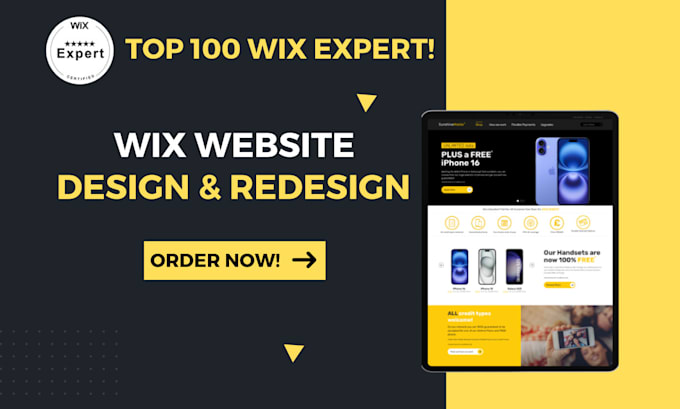 Gig Preview - Revamp wix or edit wix or create wix portfolio or blog