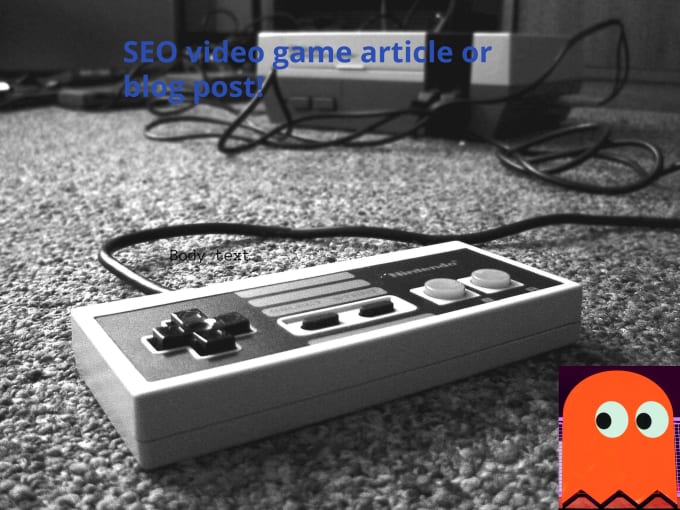 Gig Preview - Write a great SEO video game article or youtube script