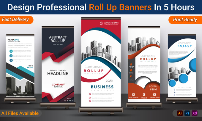 Gig Preview - Do outstanding roll up banner design in 5 hours