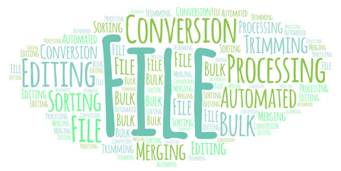 Gig Preview - Build automated file conversion, processing and editing bot